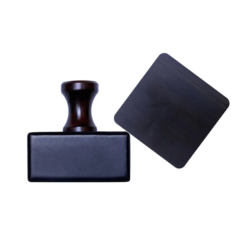 LMDZ Leather Edge Burnisher Black Wood Edge Slicker Leather Craft Tool Leather Polished Grinding Tools