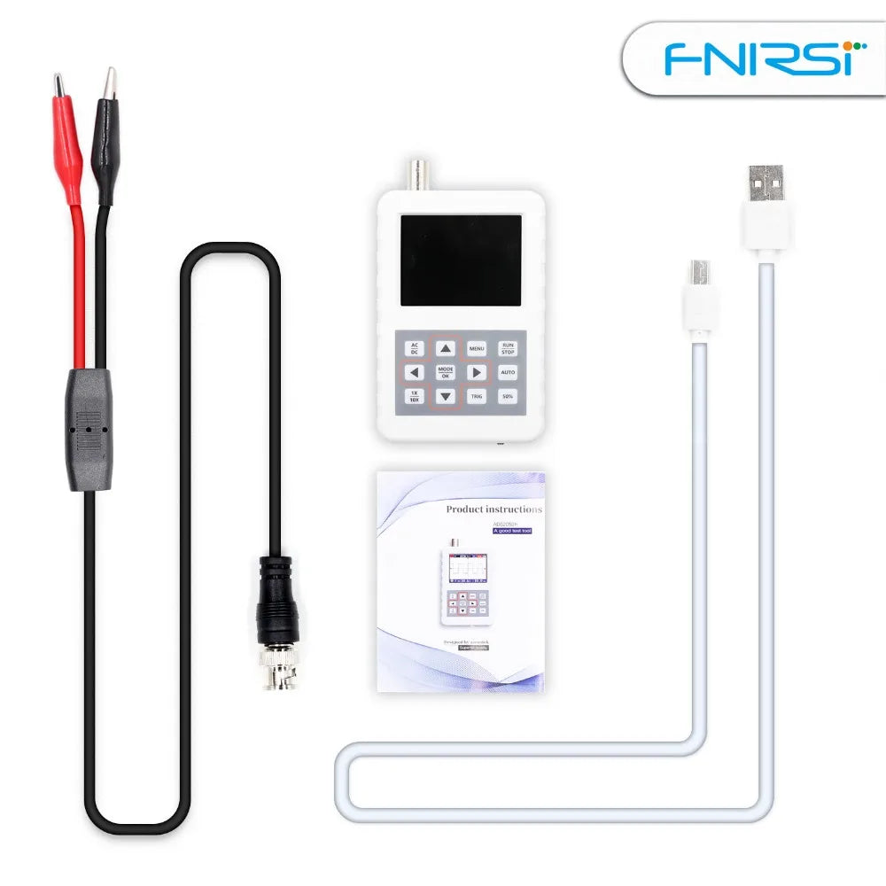 FNIRSI DSO PRO Mini Digital Oscilloscope 5MHz Analog Bandwidth 20MSps Sampling Rate Support Waveform Storage Viewing