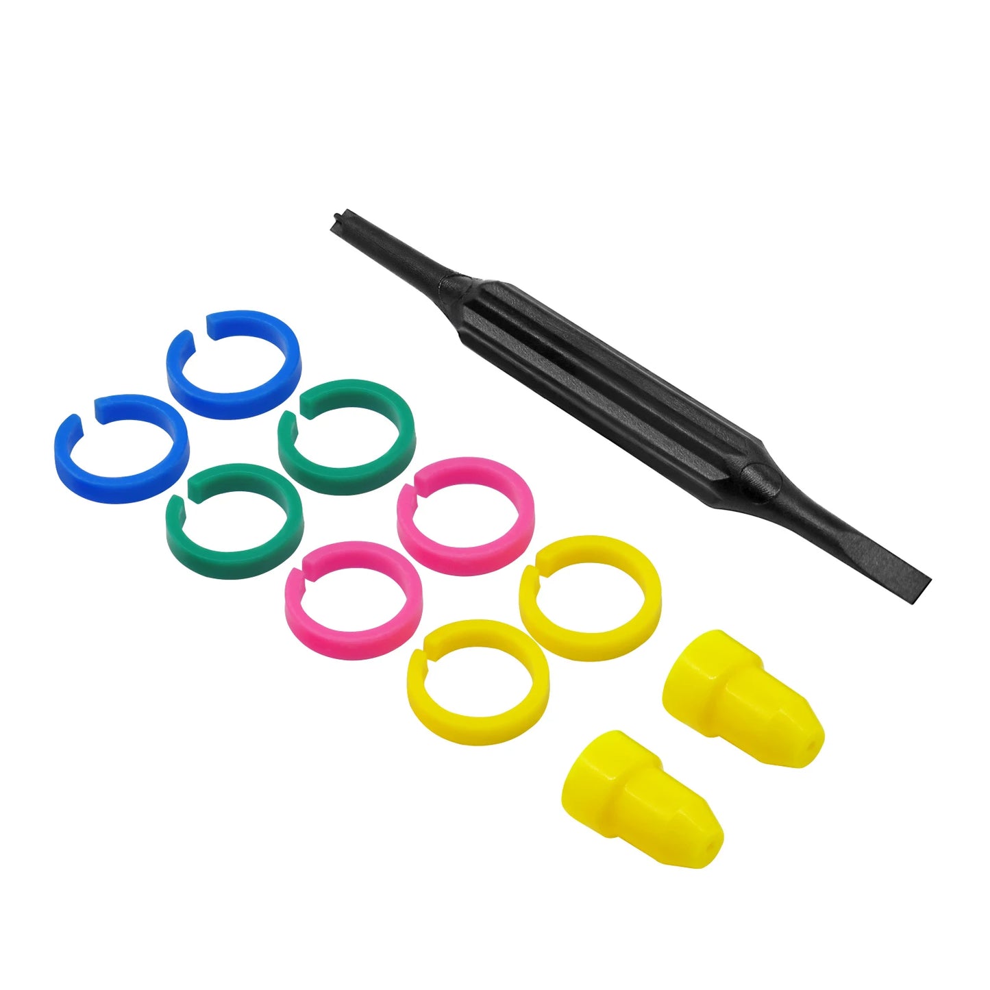 Cleqee P6100 2pcs 100MHz Bandwidth Oscilloscope Probe 1X/10X Adjustable Attenuation  BNC Leads Switchable Input Voltage 10:1