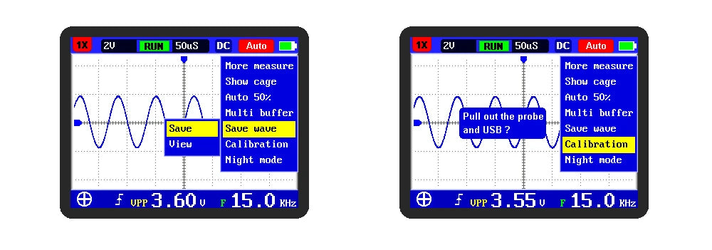 FNIRSI DSO PRO Mini Digital Oscilloscope 5MHz Analog Bandwidth 20MSps Sampling Rate Support Waveform Storage Viewing