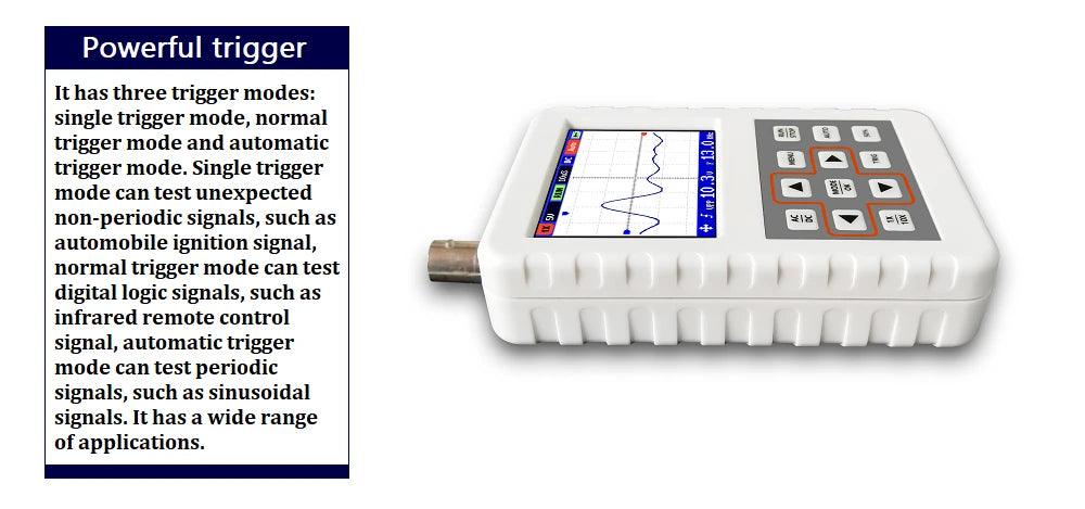 FNIRSI DSO PRO Mini Digital Oscilloscope 5MHz Analog Bandwidth 20MSps Sampling Rate Support Waveform Storage Viewing