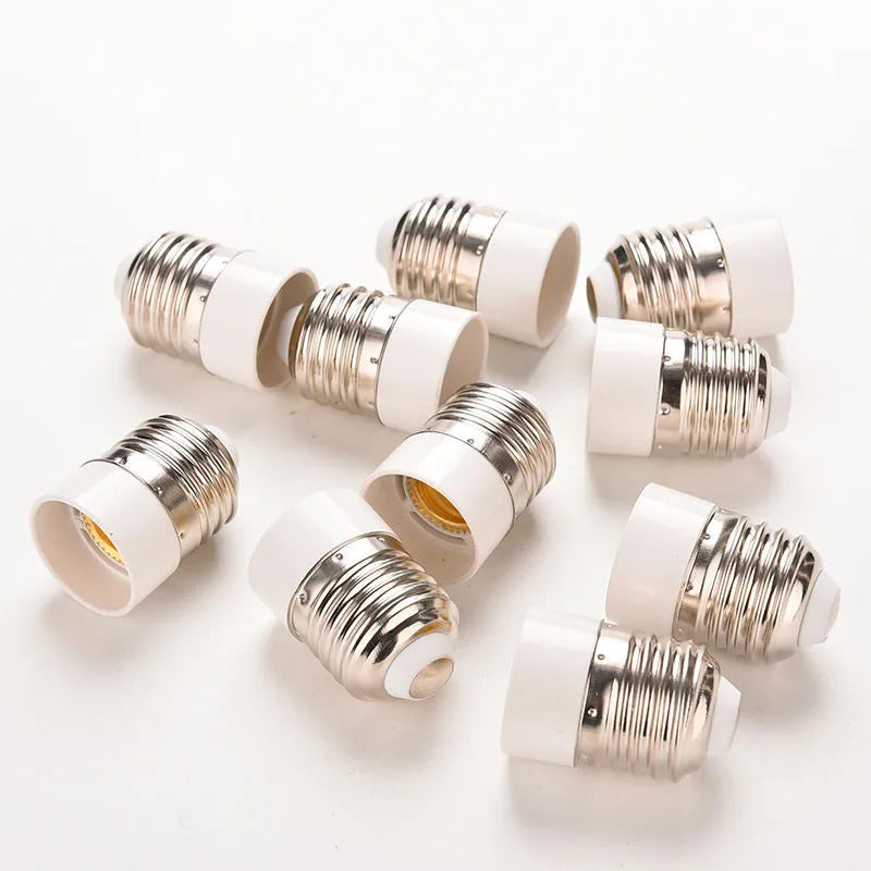 5Pcs/lot E27 to E14 lamp Holder Converter Socket Conversion light Bulb Base type Adapter Lamp Holder Conveters Fireproof
