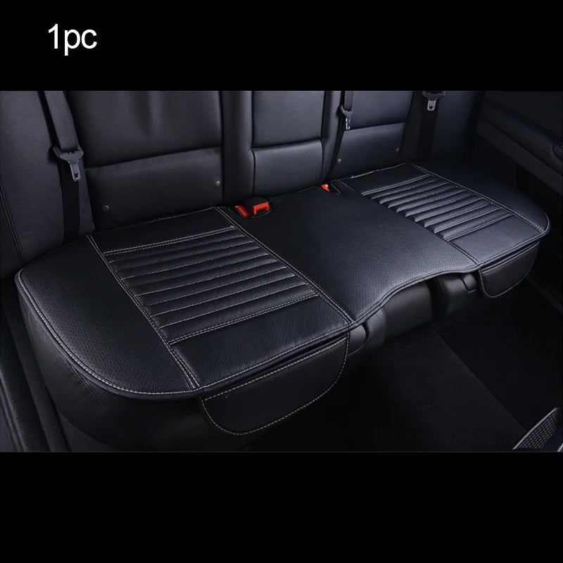 SEAMETAL PU Leather Car Seat Cover Universal Vehicle Seat Cushion Anti Slip Chair Protector Mat Waterproof Sweatproof Surface
