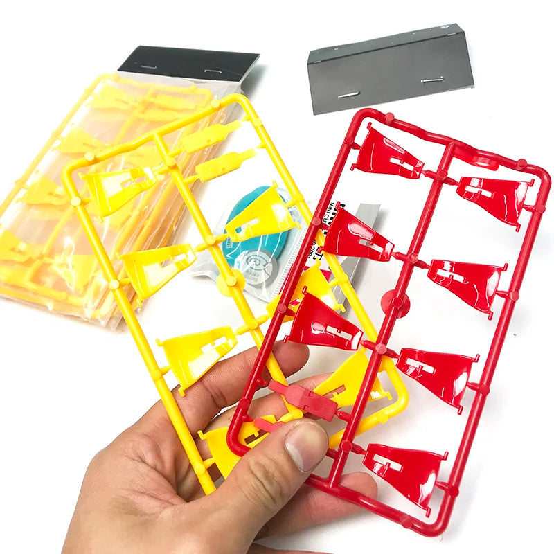SRXTZM Air Outlet Color Changing Blade Red Yellow 4pcs/Set For Audi A3 S3 Rs3 8V 2013 2014 2015 2016 Car Styling Accessories