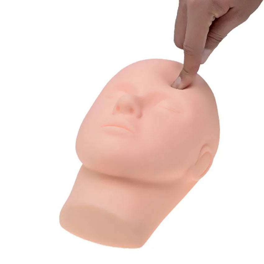 Mannequin Heads Eyelash Extensions Head Practice Closed Eyes Mannequin Head Massage Makeup Eyelash Extension Practice Model