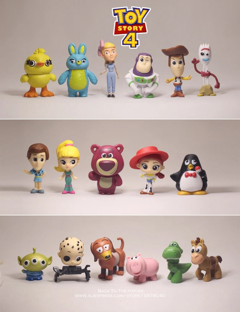 Disney Toy Story Woody Buzz Lightyear 3-5cm Q Version Action