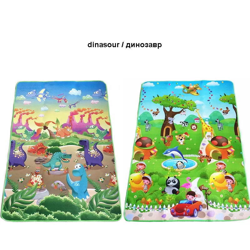 180*120cm Baby Play Mat Children Puzzle Toy Crawling Carpet Kids Rug Game Activity Gym Developing Rug Eva Foam Soft Floor