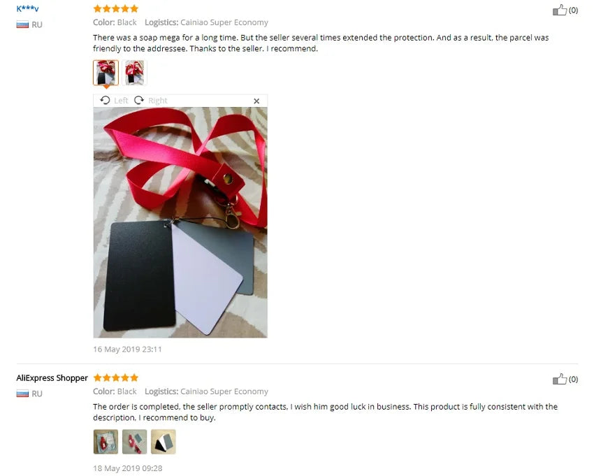 3in1 Pocket-Size Digital White Black Grey Balance Cards Camera Accessory 18% Gray Card with Neck Strap for Digital Photography