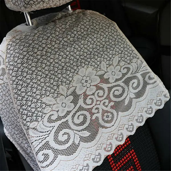 Half Lei mesh seat cover Lace car seat clothes four seasons use for Octavia car care 8pieces/set