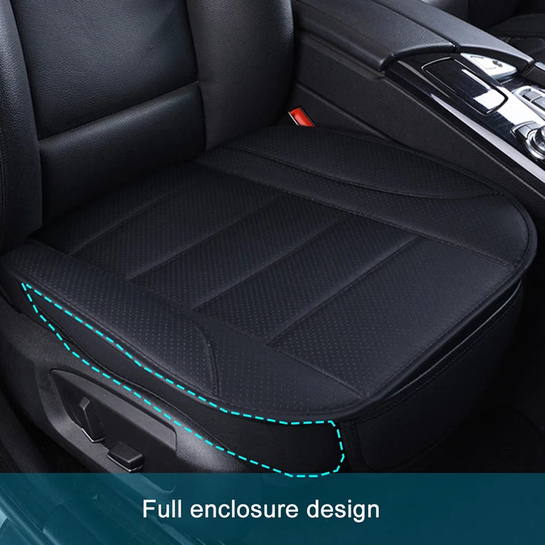 Ultra-Luxury Car Seat Protection Single Seat Without Backrest PU Senior Leather Car Seat Cover For Most Four-Door Sedan&SUV