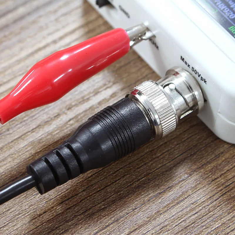 BNC Q9 Male Plug To Dual Alligator Clip  Test Probe Lead Cable 110cm Wholeasle
