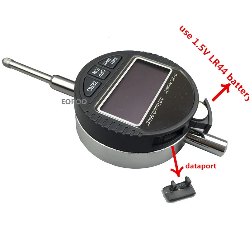 Digital Dial Indicator 0-12.7mm/0.5'' 0-25.4mm 0.01mm Mini Magnetic Base Holder Gauge Caliper Measuring Tools