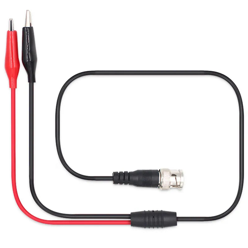 BNC Q9 Male Plug To Dual Alligator Clip  Test Probe Lead Cable 110cm Wholeasle