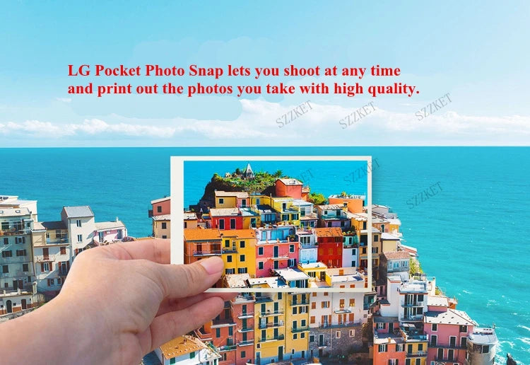 PC389 mobile phone Bluetooth pocket photo printer fun camera no ink household color photo camera