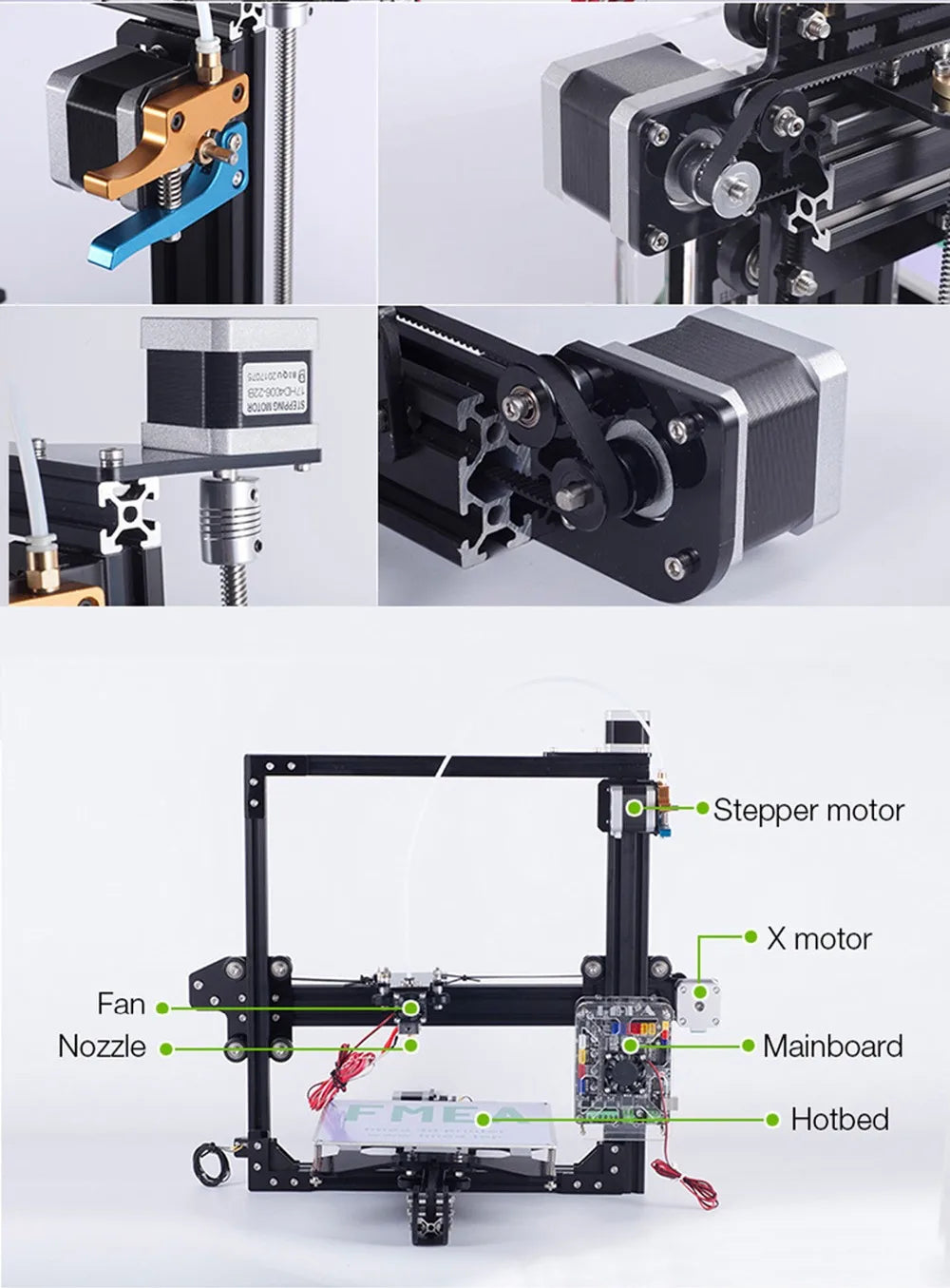 FMEA  Made in china additive manufacturing digital wax crystal laser prusa i3 3d printer kit