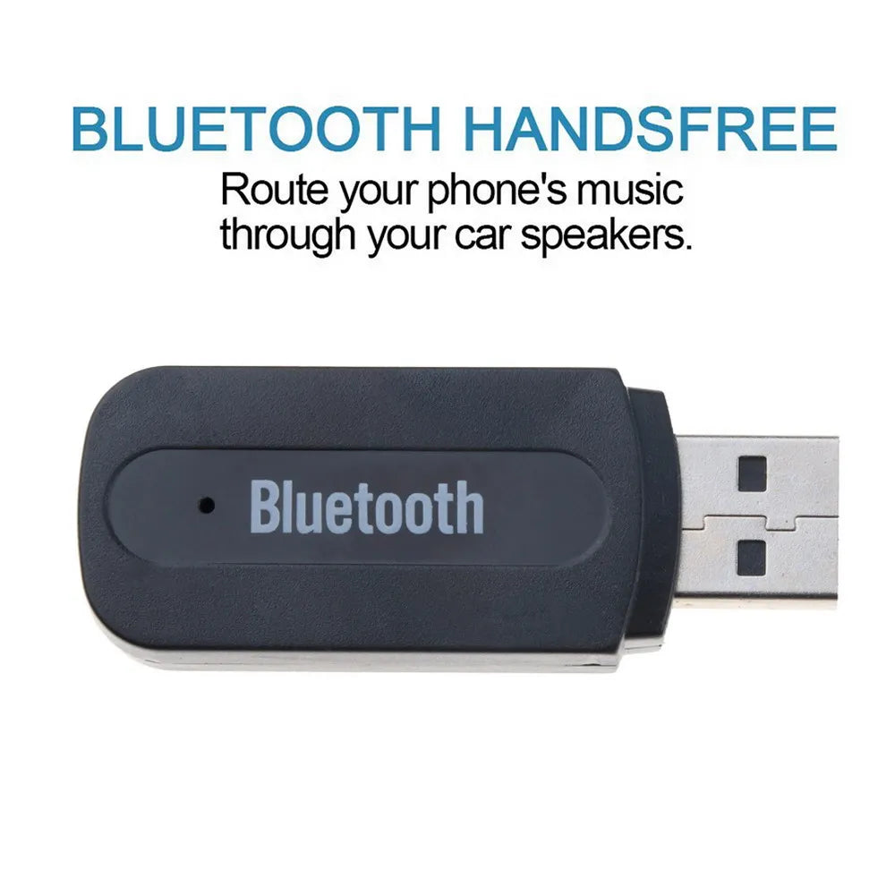 Bluetooth Receiver 5.0 AUX Adapter Dongle Audio Wireless Adapter For Car PC Headphones Mic 3.5MM Jack Receptor with Audio Cable