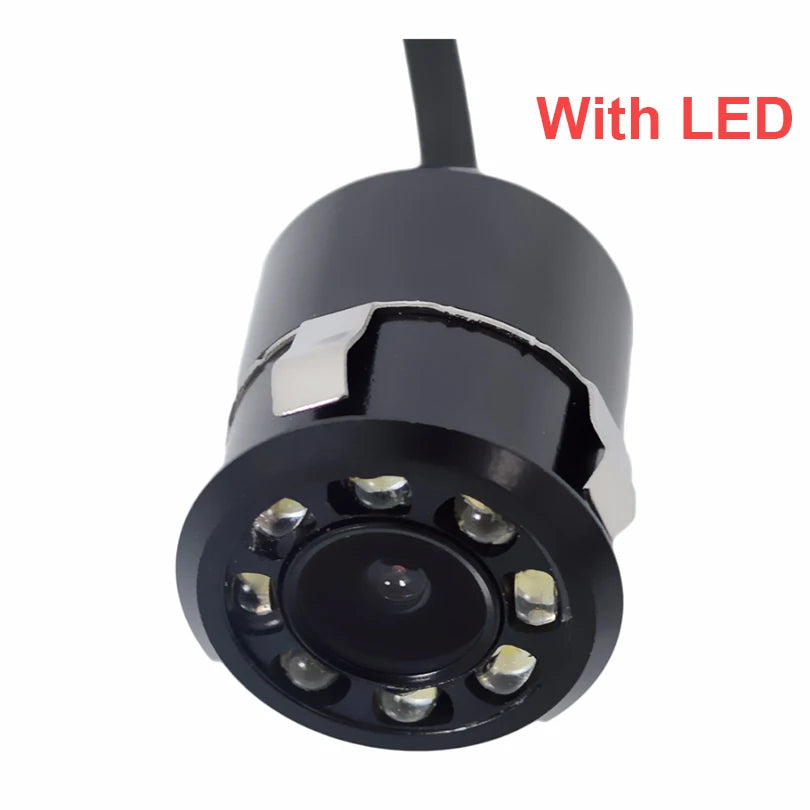 SINOVCLE Reverse Camera Rearview Car  Infrared Night With & Without LED Vehicle Backup Wiring Waterproof HD  Camera Kit