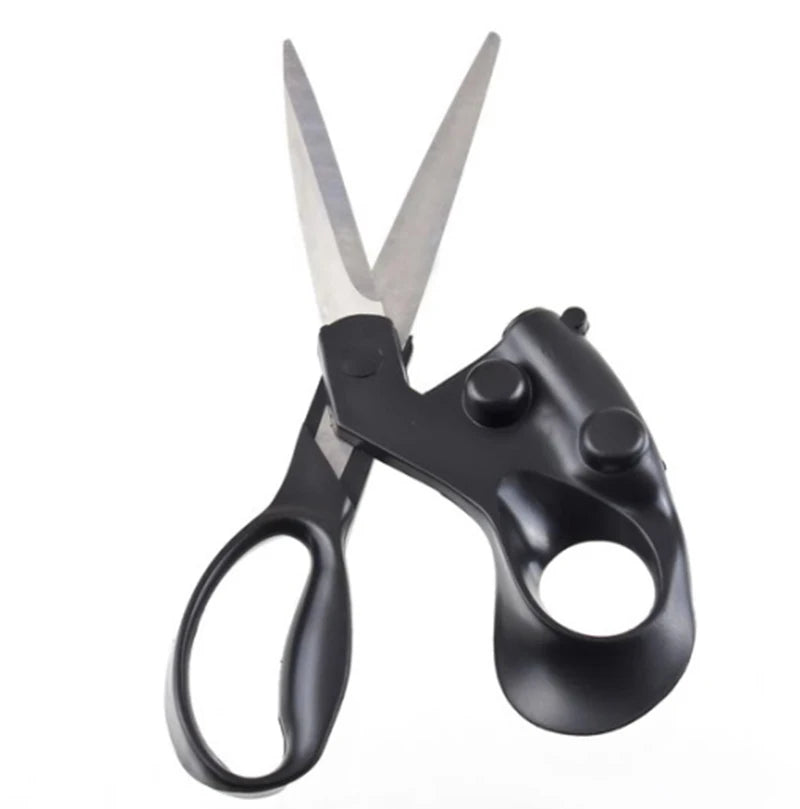 Sewing Laser Guided Scissors DIY Positioning Fabric Sewing Cut for Home Crafts Wrapping Gifts Straight Fast Scissor Shear