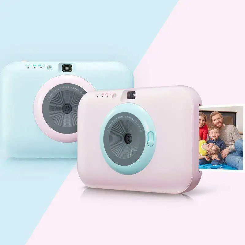 PC389 mobile phone Bluetooth pocket photo printer fun camera no ink household color photo camera