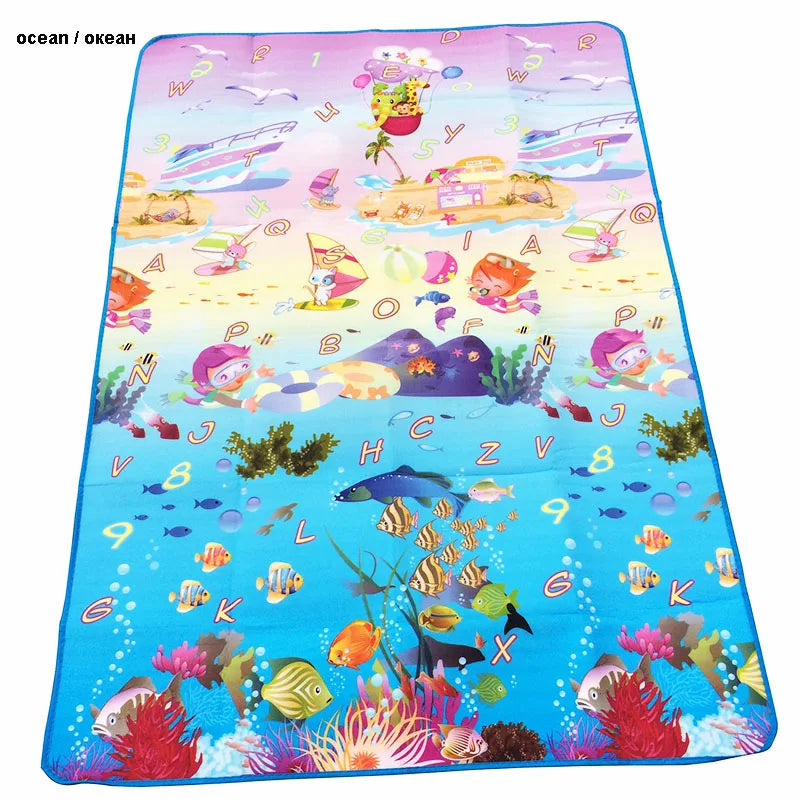 180*120*0.3cm Baby Crawling Play Puzzle Mat Children Carpet Toy Kid Game Activity Gym Developing Rug Outdoor Eva Foam Soft Floor