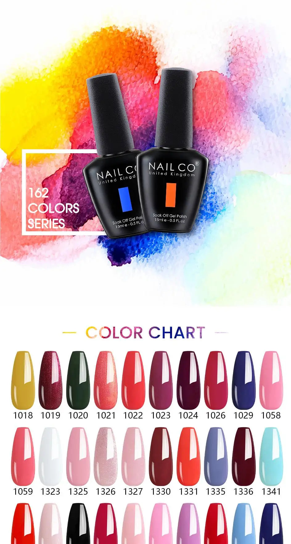 NAILCO 15ml 20/30pcs Gel Nail Polish Set Spring Summer Color UV Gel Nail Art All For Manicure  Gel Paint For DIY Professionals