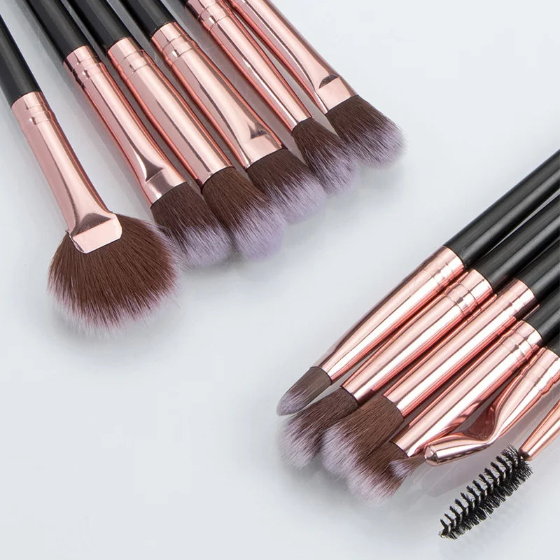 Ronshadow 12PCS Makeup Brushes Set Brochas Maquillaje Pincel De Maquiagem Kit Rangement Maquillage Beauty  Makeup Tools