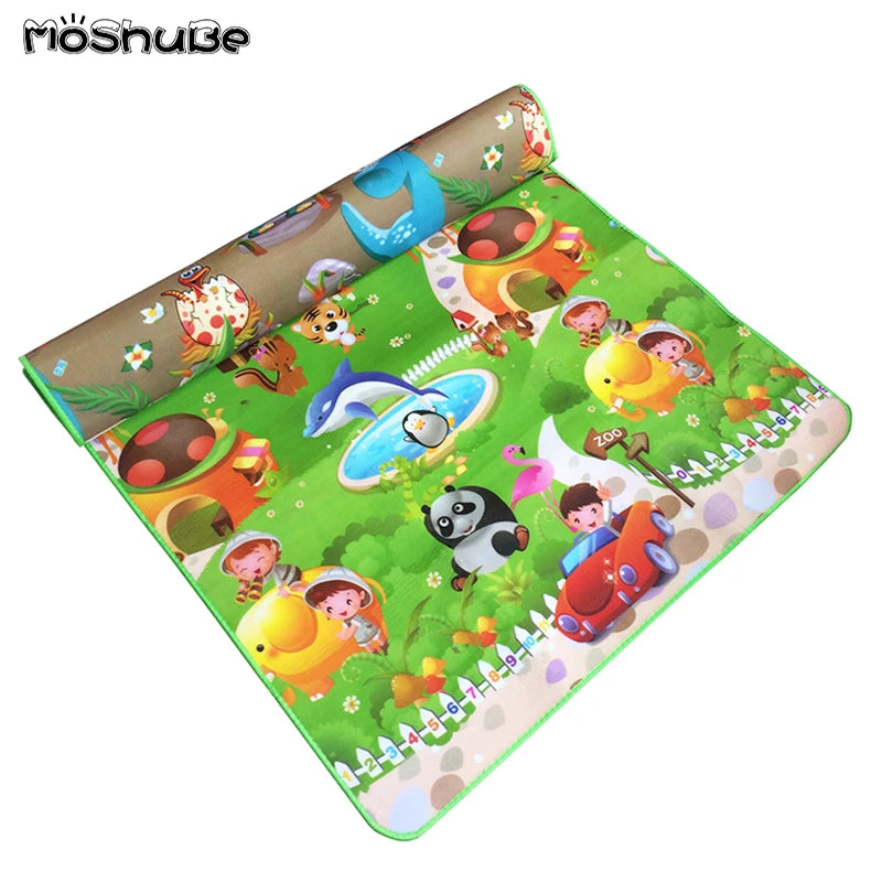 180*120cm Baby Play Mat Children Puzzle Toy Crawling Carpet Kids Rug Game Activity Gym Developing Rug Eva Foam Soft Floor