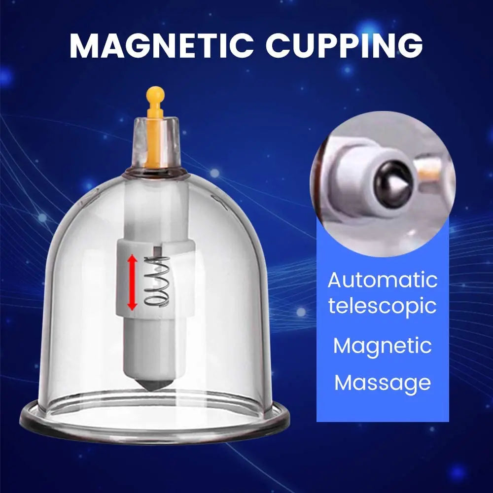 Suction Cups Anti Cellulite Electric Bank Vacuum Hijama Cupping Glasses Therapy Chinese Medicine Physiotherapy Massage Body Jars