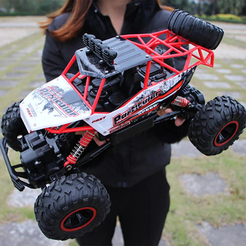 New 4WD Remote Control Car With Led Lights Radio RC Buggy Off-Road Drift Trucks RTR Vehicle Gifts Toy for Children Boy Kid Adult