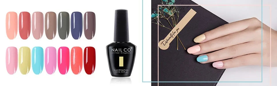 NAILCO 15ml 20/30pcs Gel Nail Polish Set Spring Summer Color UV Gel Nail Art All For Manicure  Gel Paint For DIY Professionals