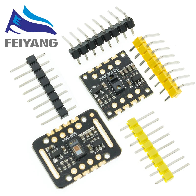 MH-ET LIVE MAX30102 MAX30100 Heart rate Sensor Module Puls detection Blood oxygen concentration test For Arduino Ultra-Low Power