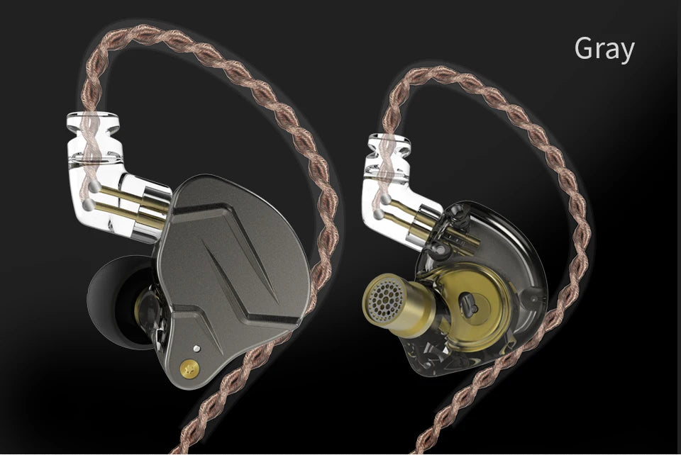 KZ ZSN PRO 1BA 1DD Hybrid Drive In Ear Earphones HIFI Metal Bass Earbud Sport Music Headset Replaceable Cable ZS10 PRO ZSX ZSTX