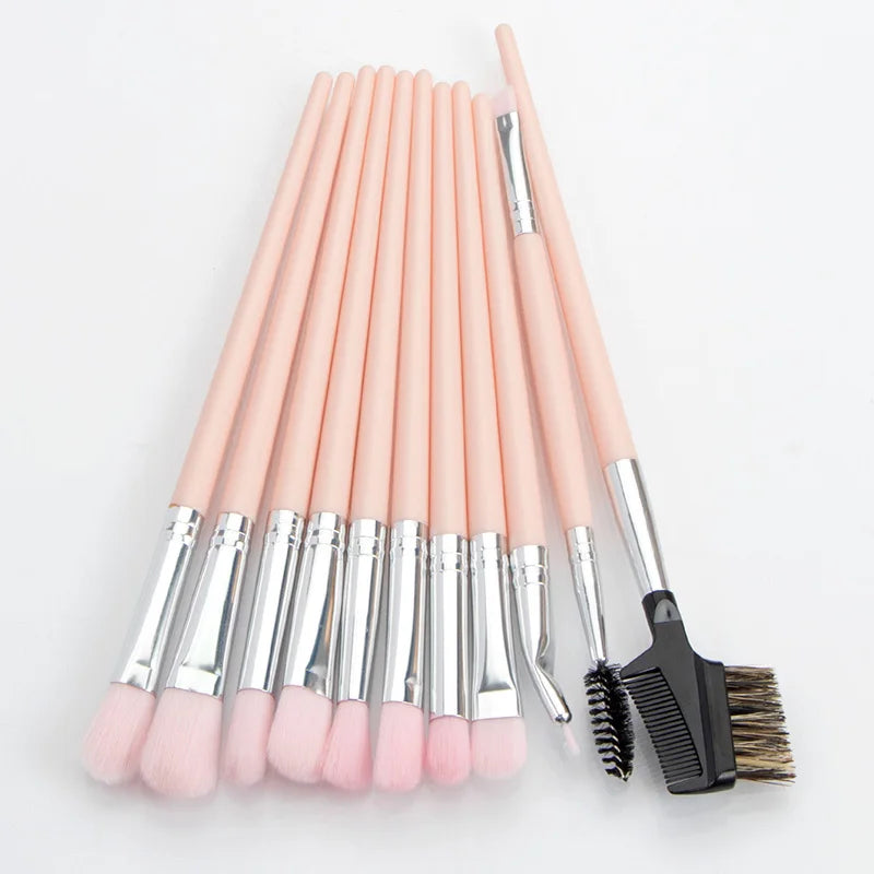 Ronshadow 12PCS Makeup Brushes Set Brochas Maquillaje Pincel De Maquiagem Kit Rangement Maquillage Beauty  Makeup Tools