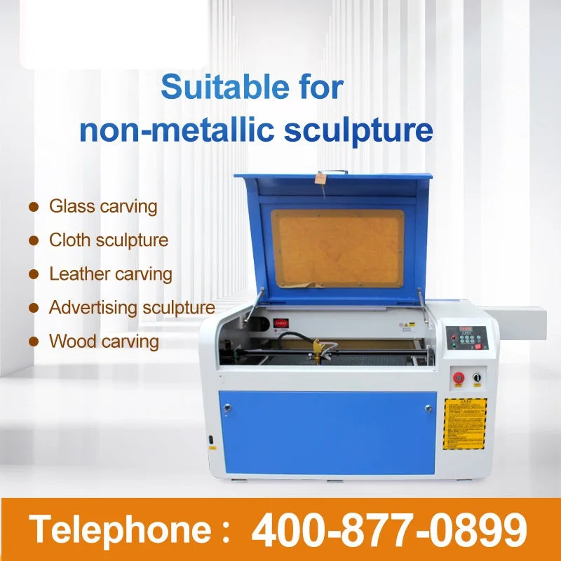 Factory Price 50W/60W/80W/100W CO2 4060 Laser Cutting Machine To Sea Port With High Quality Laser Engraving Machine