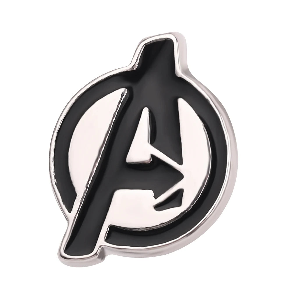 Marvel Superhero Collection Brooch Captain America Iron Man Spiderman Hulk The Avengers Badge Metal Enamel Lapel Pin Accessories