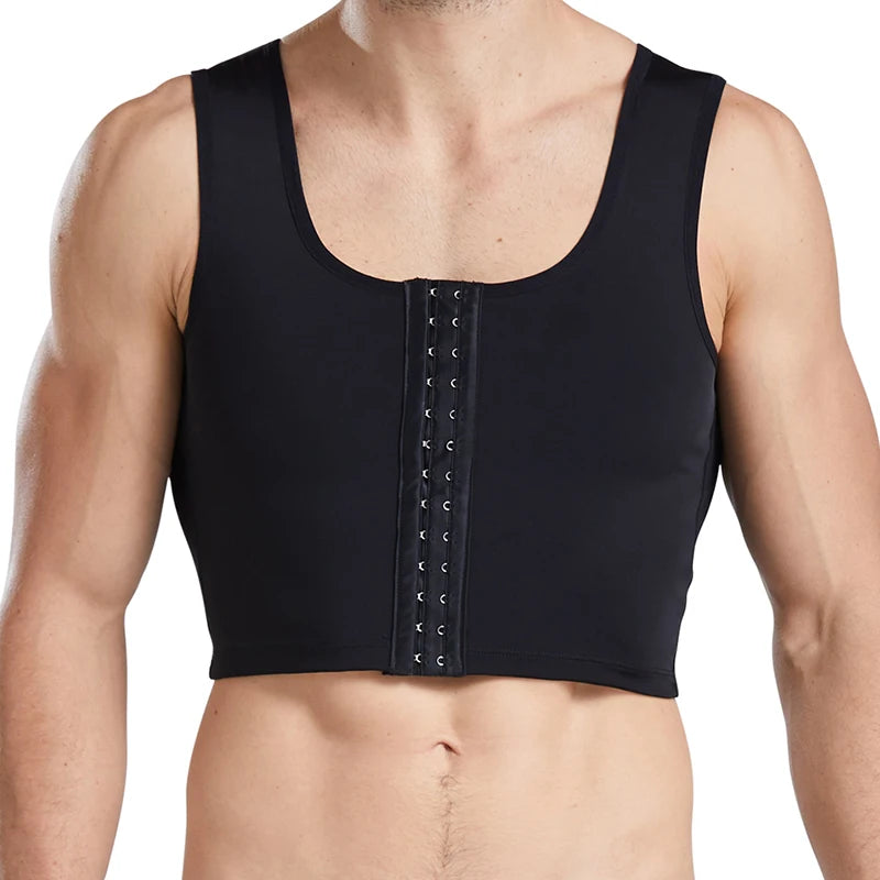 Men's Chest Vest Sweat Chest Bandage Tight-fitting Underwear Body Shaper Corset Support Belt Chest Compression Correct Posture