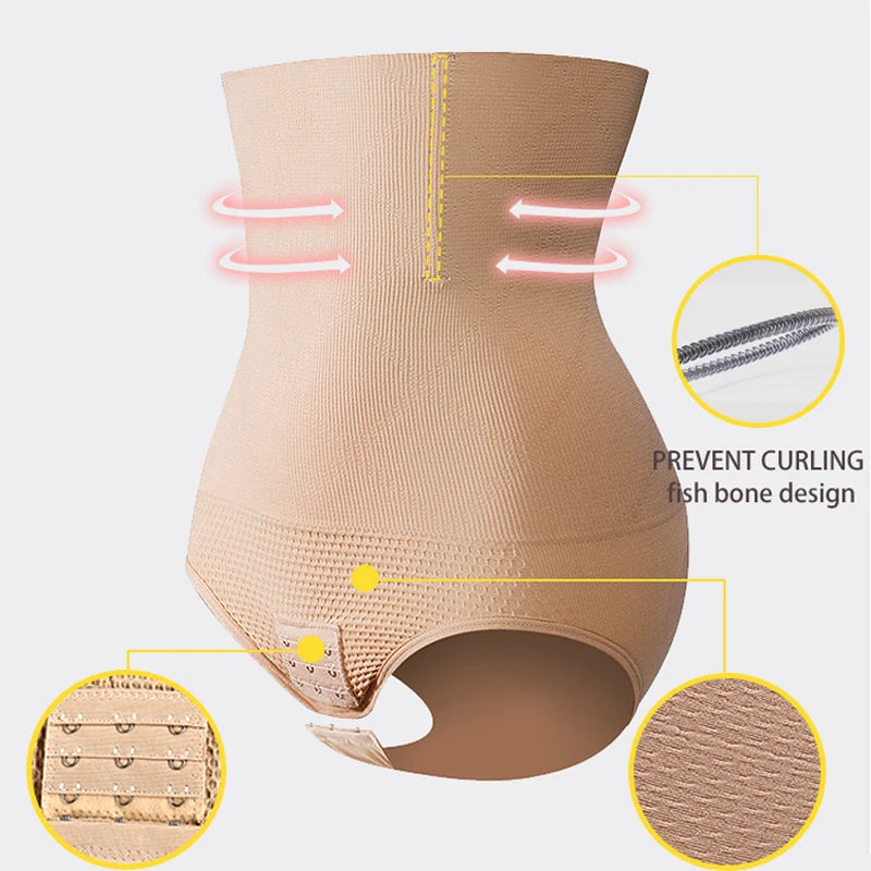 Women Body Tummy Shaper Waist Trainer Corset Slimming Panties Shapewear Sheath Belly Modeling Strap Butt Lifter Underwear