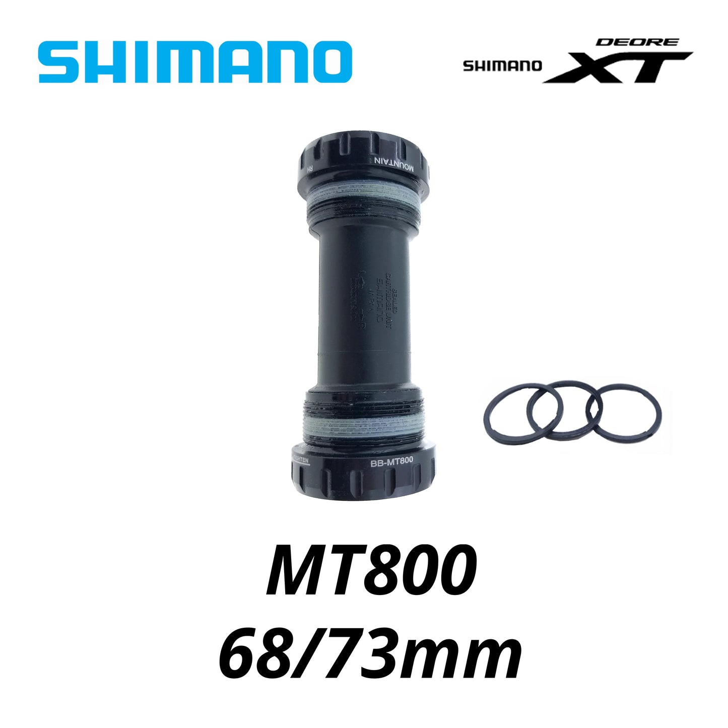 Shimano Deore SM-BB52 MT501 XT MT800 MT801 Hollowtech Mountain Bike Bottom Bracket 68 73 MM RS501 BBR60 BB71-41B for Road Bike