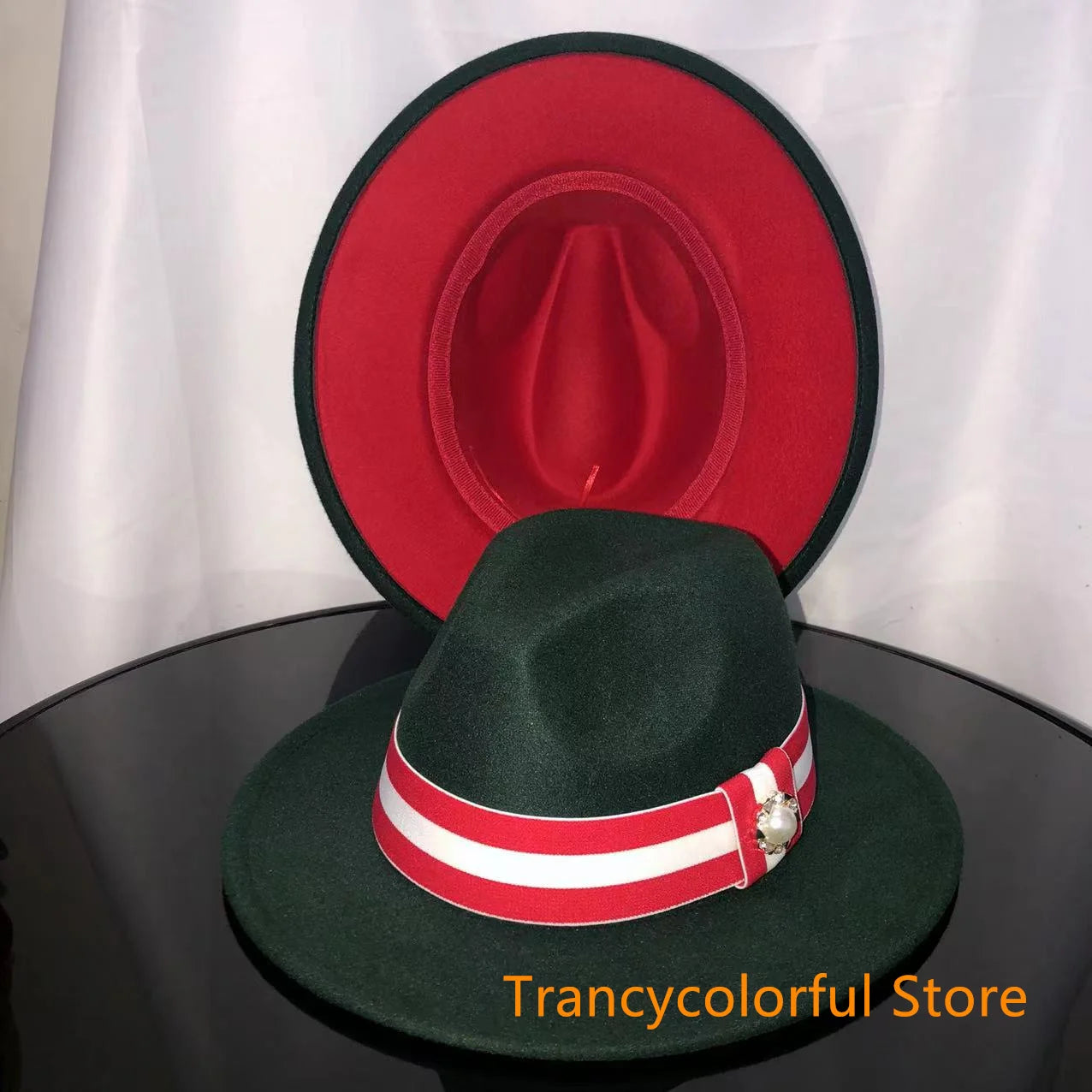Fedora hat men and women jazz hat stretch ribbon accessories white top hat church men's winter hat шапка женскаязима 2021