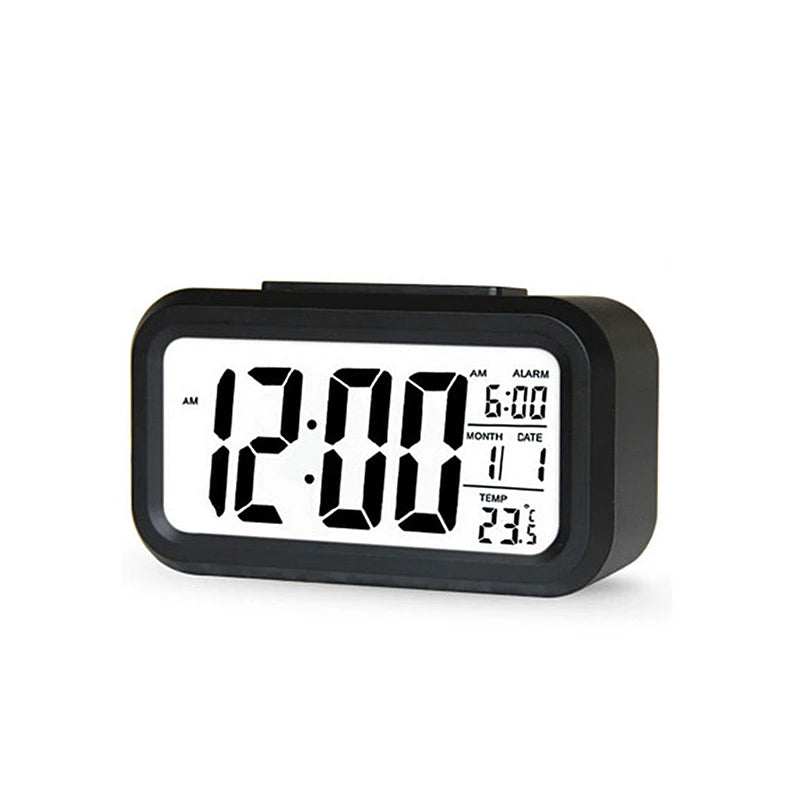 USB/AAA  Clocks LED Wooden Alarm Clock Watch Table Voice Control Digital Wood Despertador Electronic Desktop Table Decor