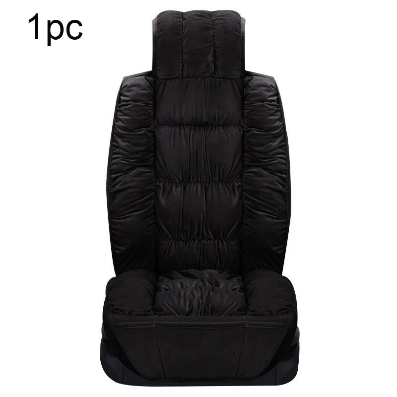 Plush Car Seat Cover Universal Seat Covers Protector Automobiles Seat Cushion Warm Carpet Mat Winter Seat-cover Car-Styling