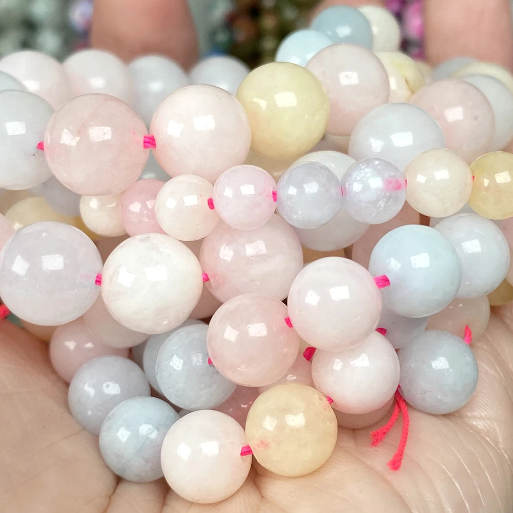 Natural Stone Beads 4 6 8 10mm Tiger Eye Lava Amazonite Turquoises Agates Jaspers Beads For Jewelry Making DIY Bracelet Necklace
