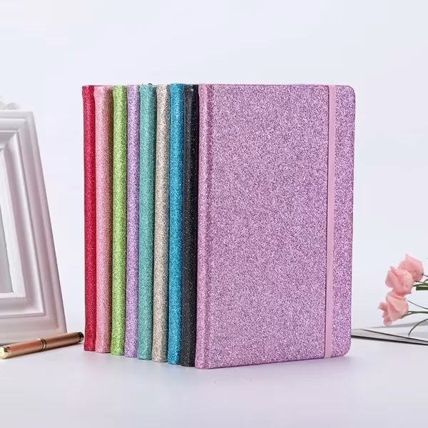 A5 Glittery Hardcover Notebook