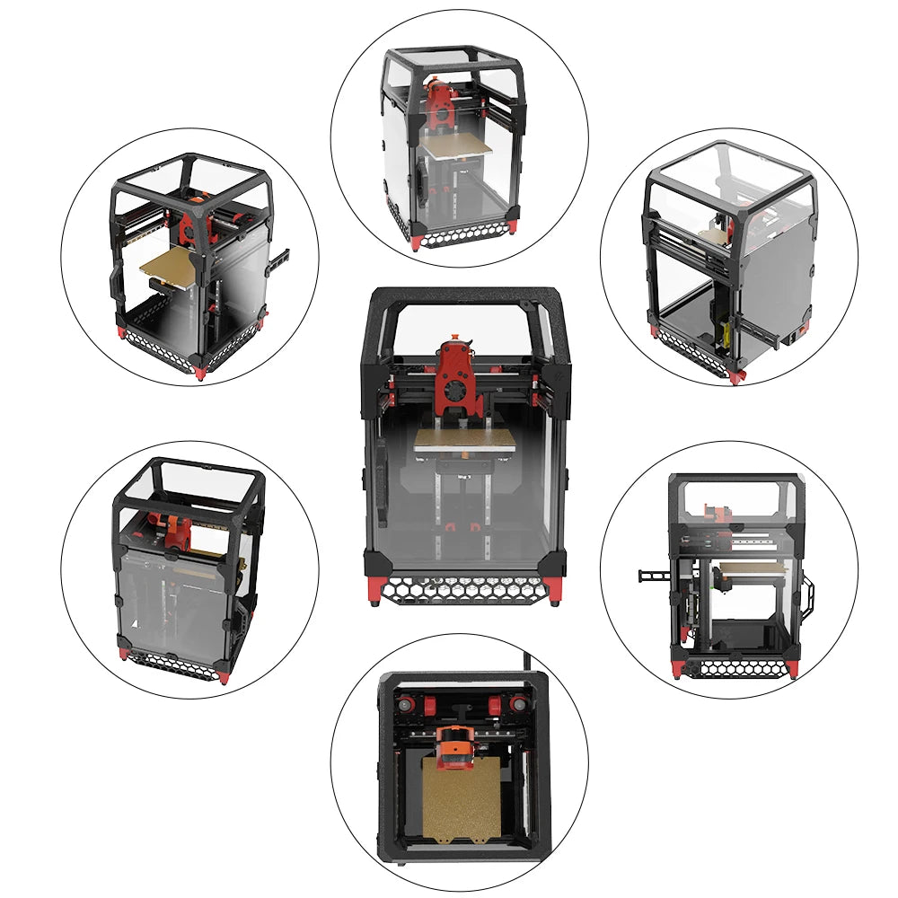 Go V0.1 0.1 Corexy 3D Printer Kit with Enclosed Panels