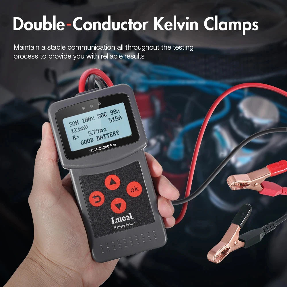 Lancol Micro200Pro  12v Battery Capacity Tester Car Battery Tester For Garage workshop Auto Tools  Mechanical