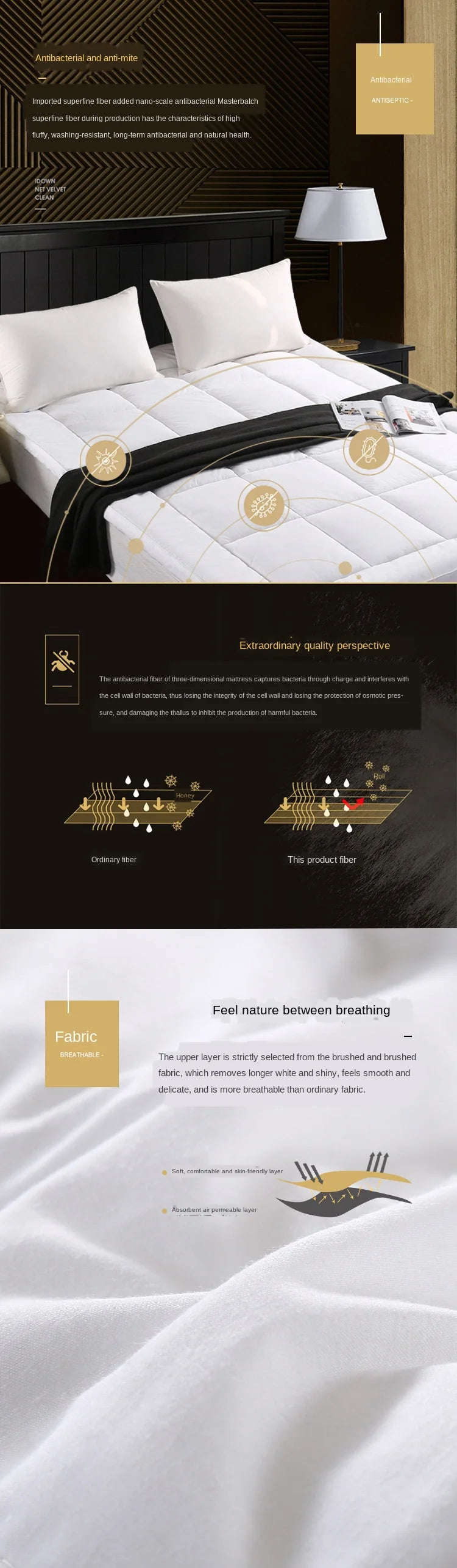 New Bedroom Tatami Mattress Upholstery Fashion Folding Breathable Thicker Mattress Full Size Bed Breathing Foam Mattress