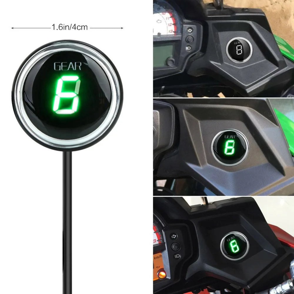 Gear indicator Round For kawasaki versys 650 1000 2012 2013 2014 2015 2016 2017 1-6 Level Gear Display Plug & Play