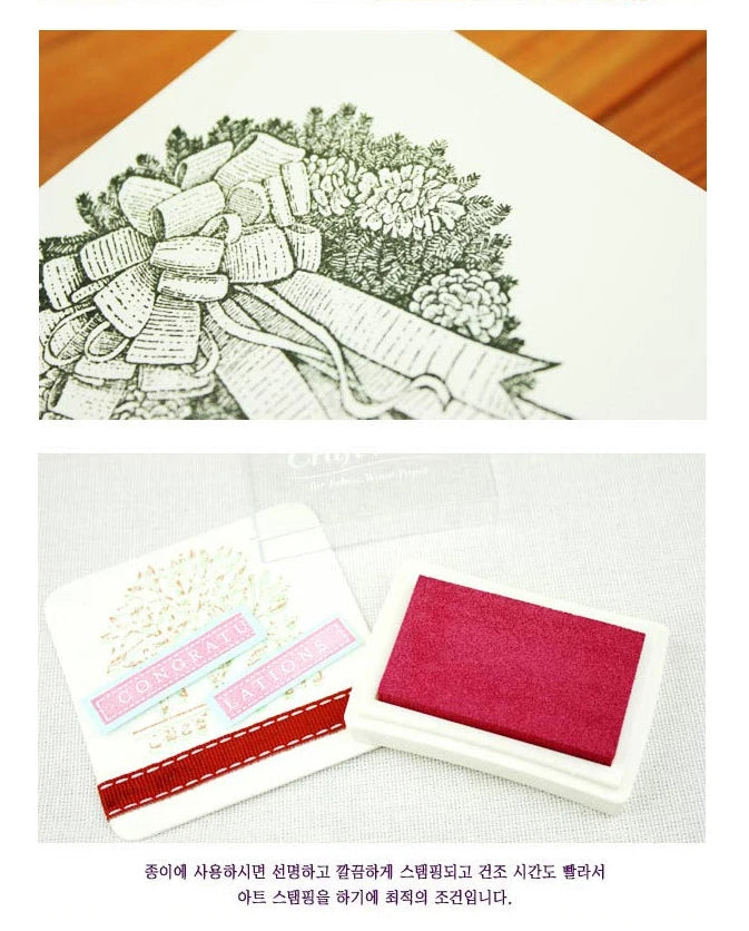 Mr Paper 15 Colors Inkpad Handmade DIY Craft Oil Based Ink Pad for Fabric Wood Paper Scrapbooking Ink pad Finger Painting