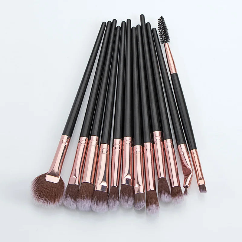 Ronshadow 12PCS Makeup Brushes Set Brochas Maquillaje Pincel De Maquiagem Kit Rangement Maquillage Beauty  Makeup Tools