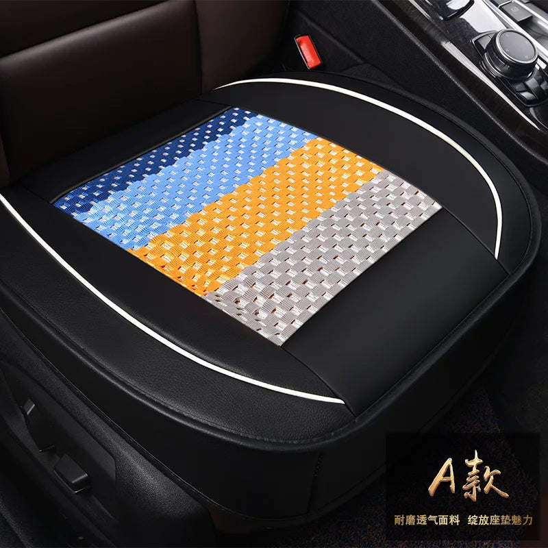 Ice silk all-inclusive butt cushion four seasons breathable car seat leaflet refreshing seat cushion car decoration